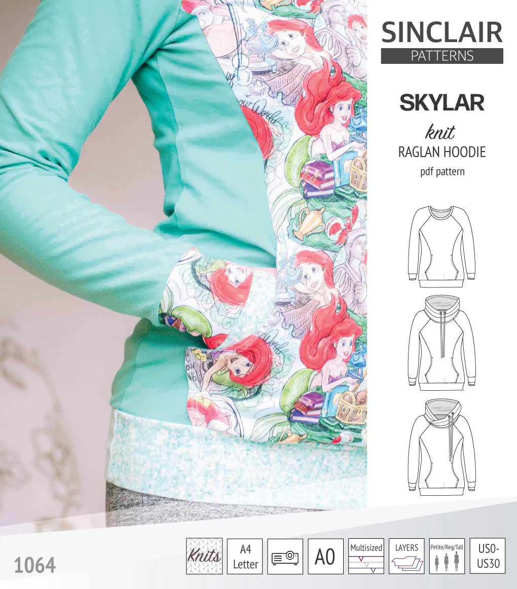 Skylar knit raglan hoodie (PDF) - Image 13
