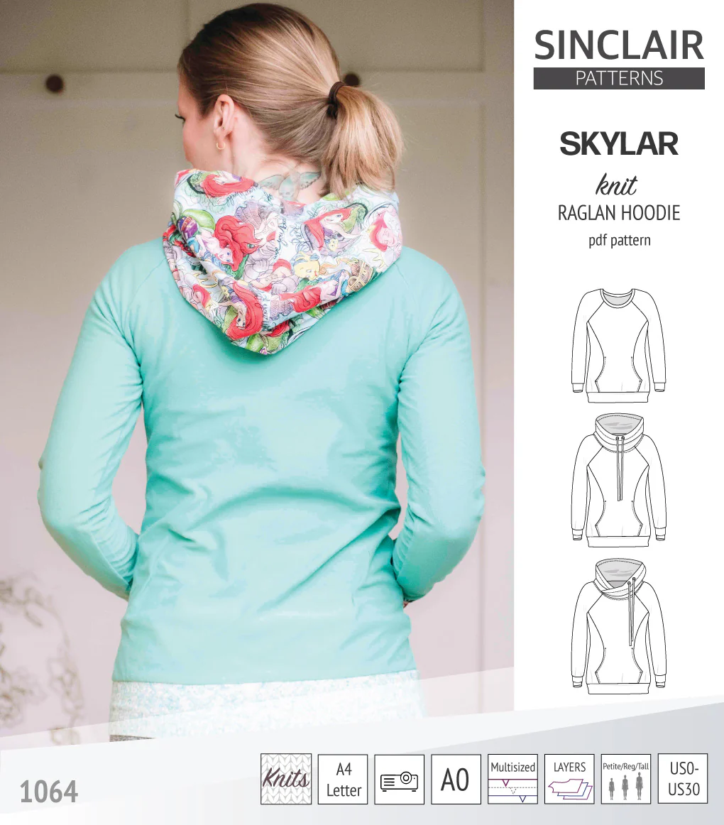 Skylar knit raglan hoodie (PDF) - Image 14