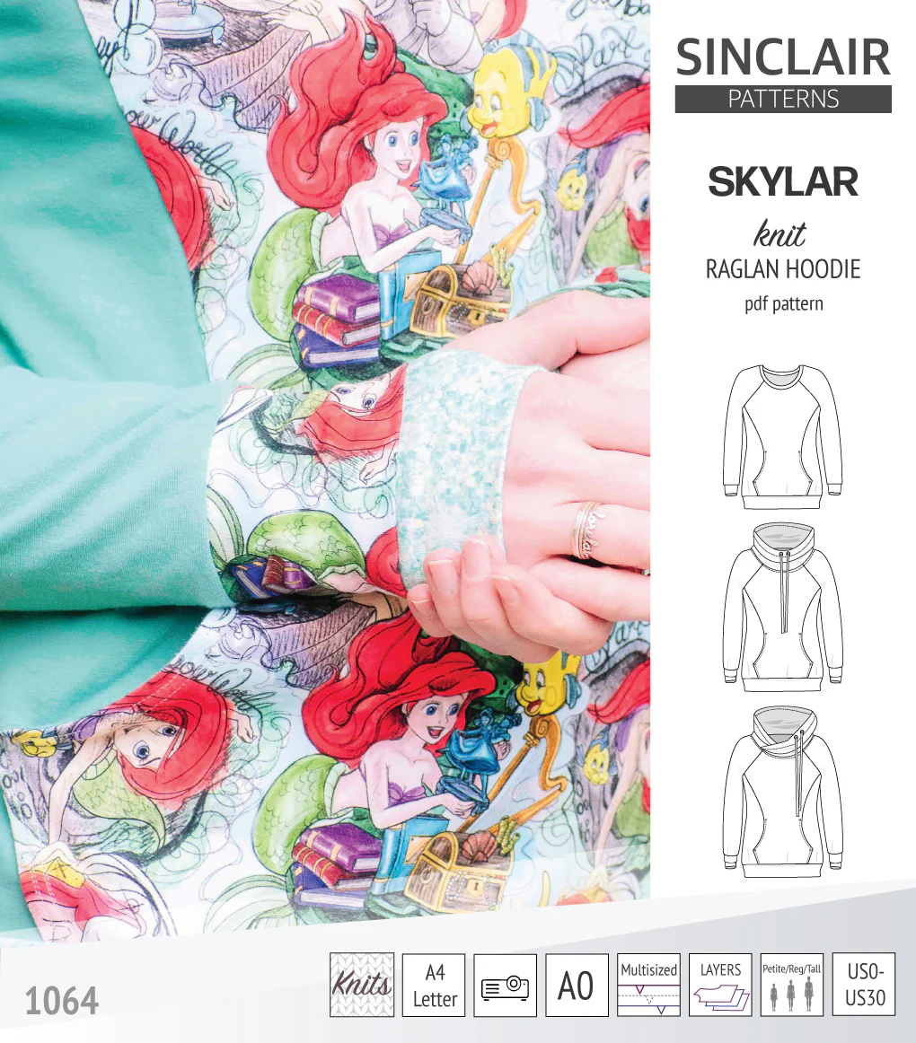 Skylar knit raglan hoodie (PDF) - Image 15