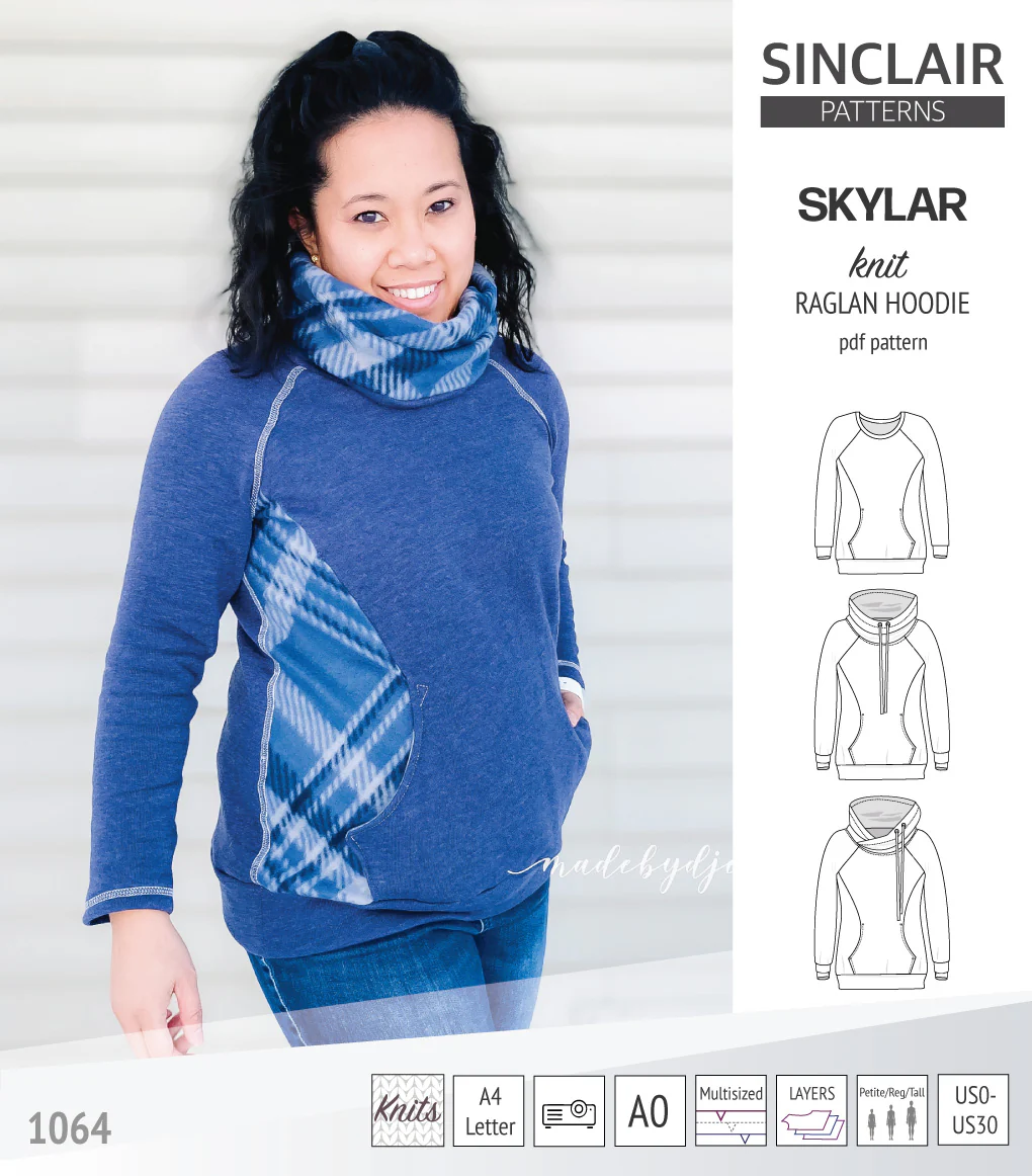 Skylar knit raglan hoodie (PDF) - Image 17