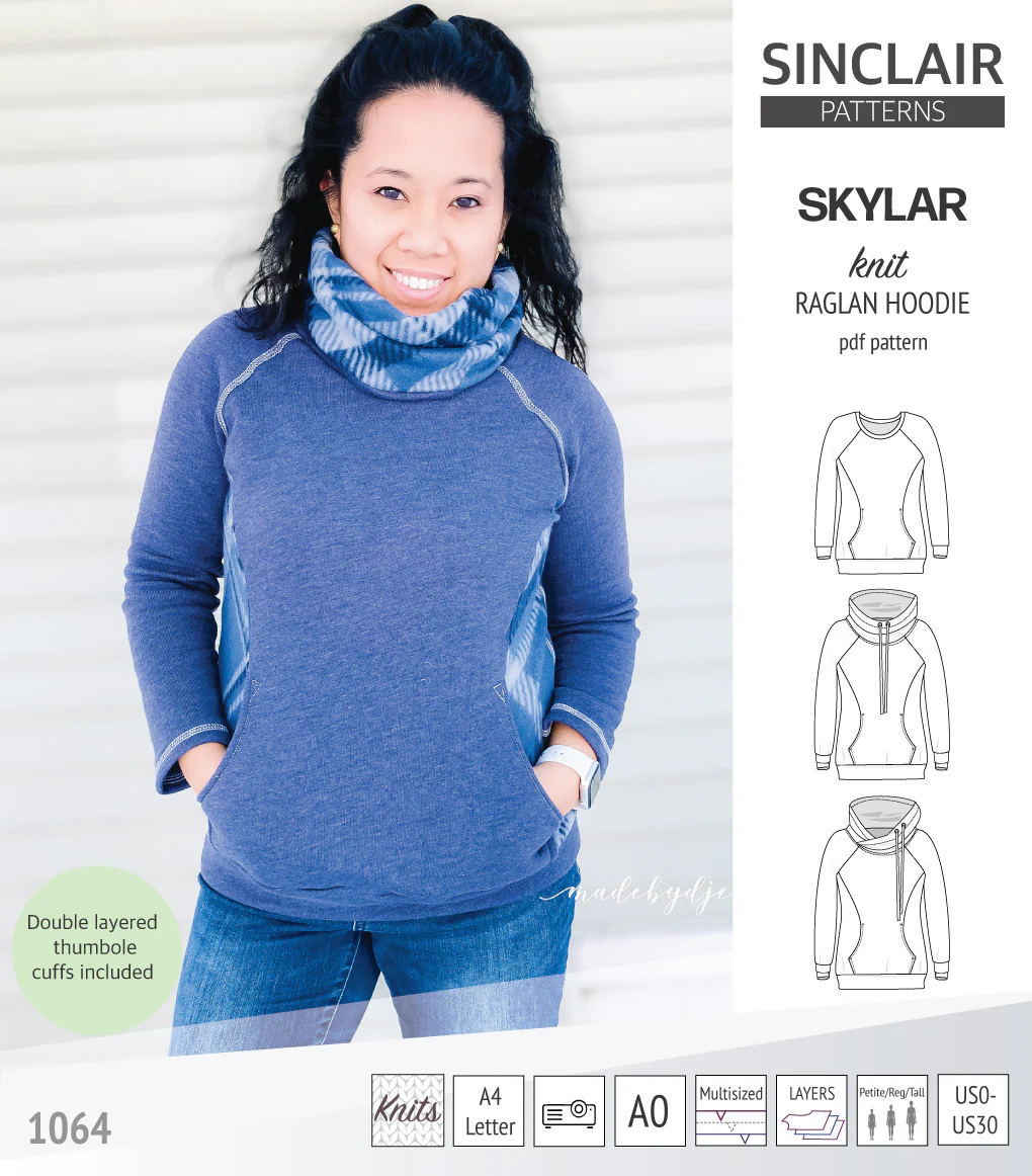 Skylar knit raglan hoodie (PDF) - Image 18