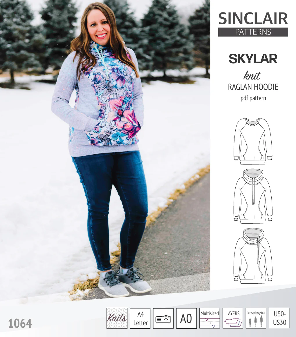 Skylar knit raglan hoodie (PDF) - Image 19