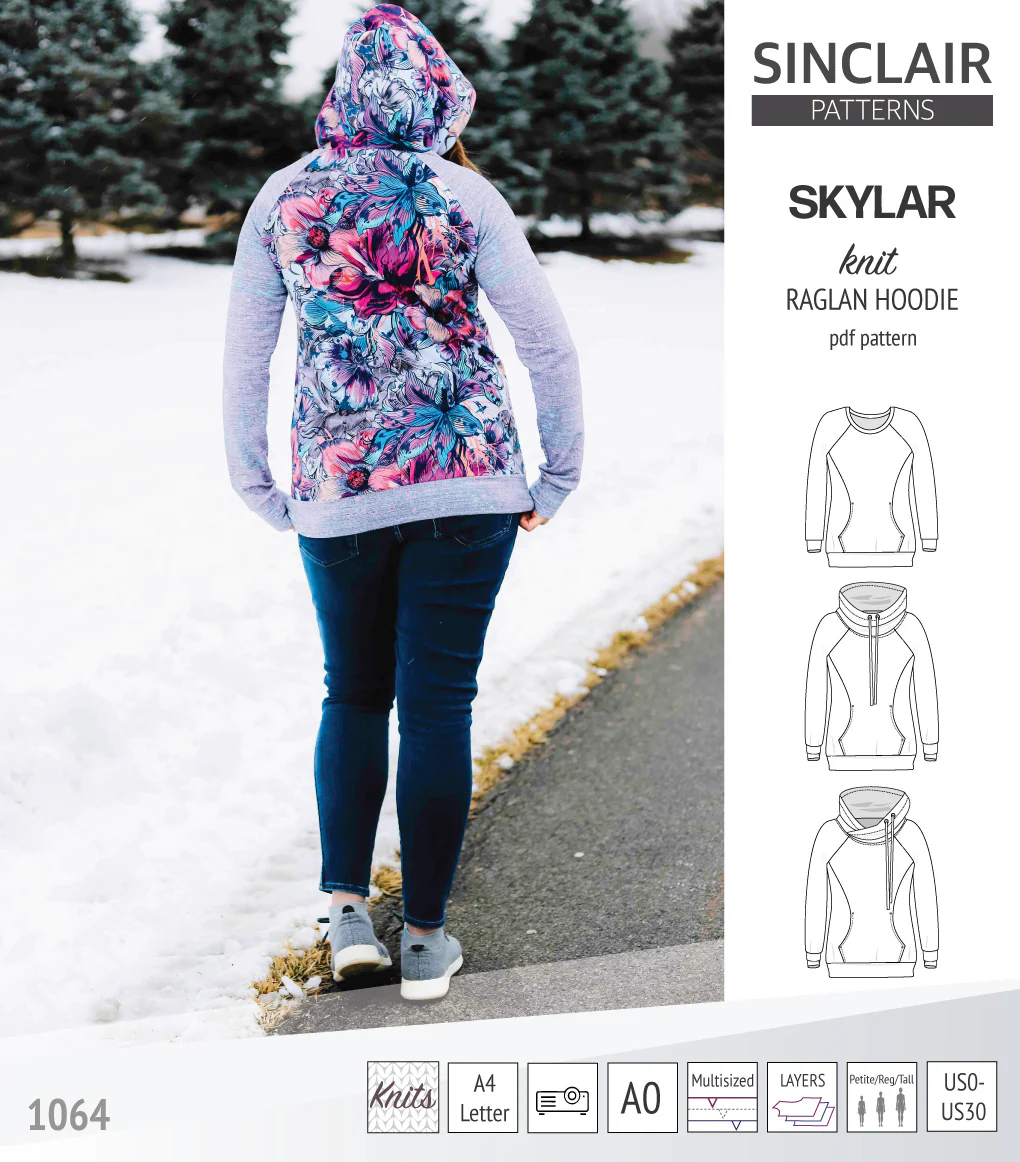 Skylar knit raglan hoodie (PDF) - Image 20