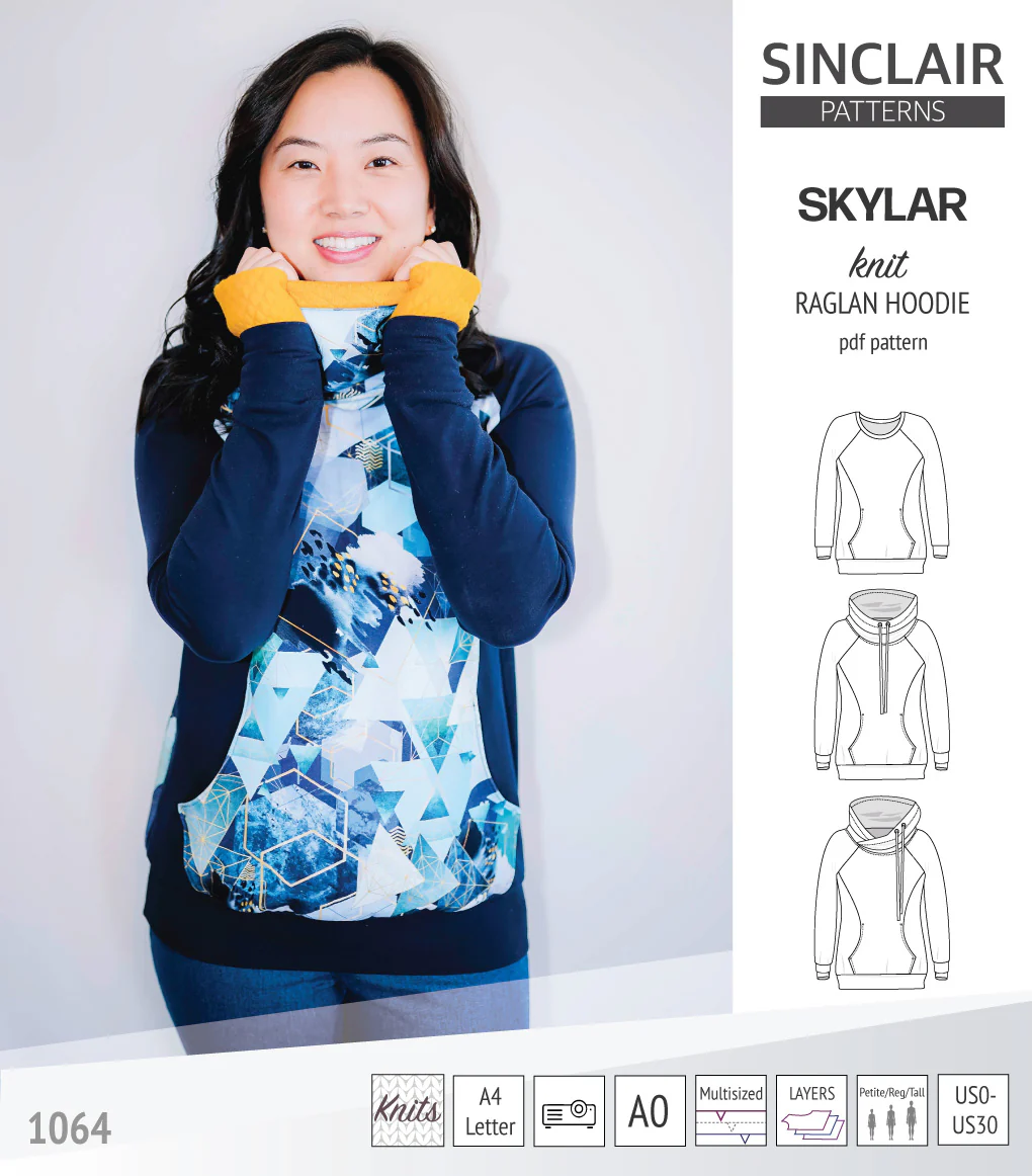 Skylar knit raglan hoodie (PDF) - Image 21