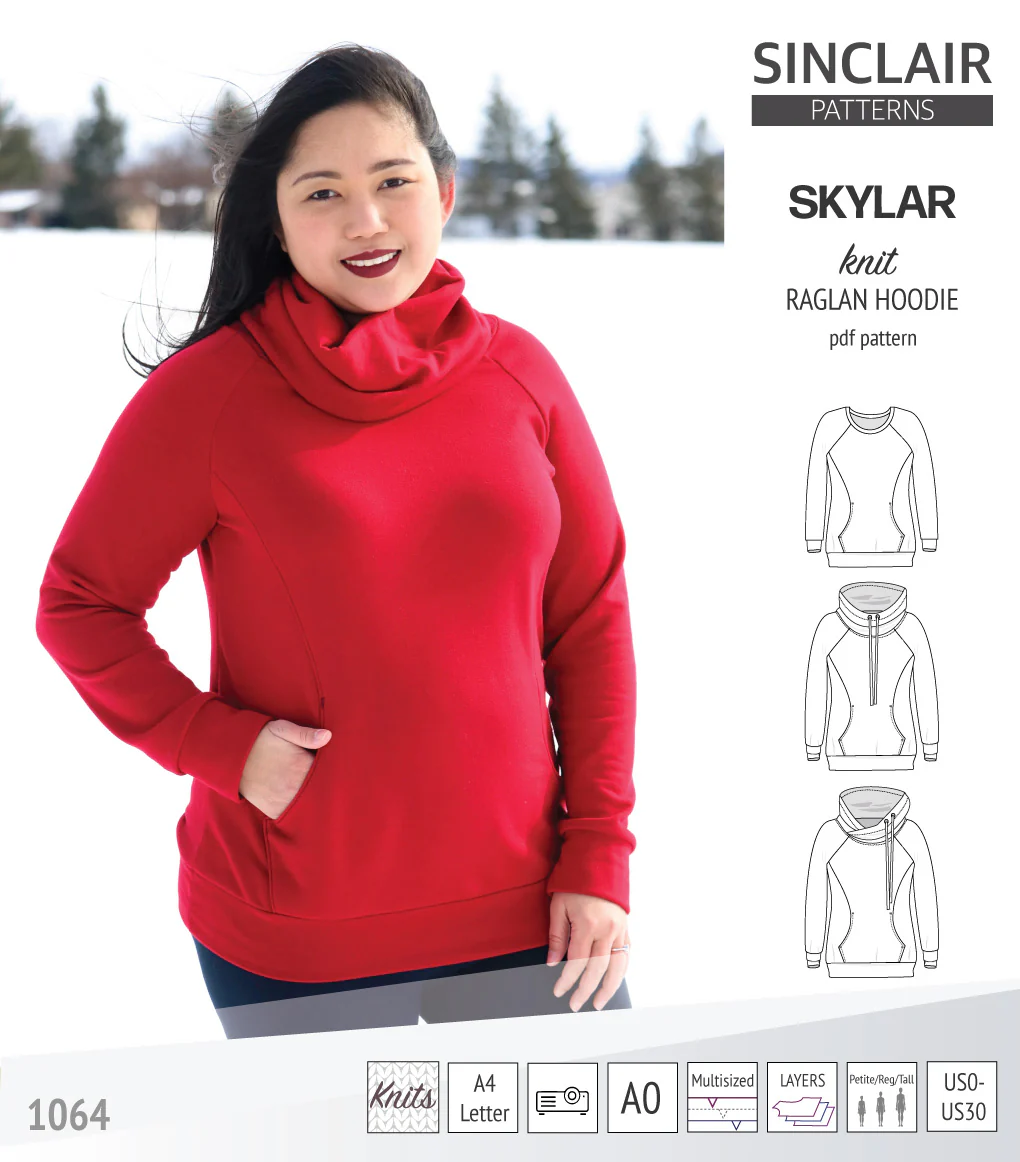 Skylar knit raglan hoodie (PDF) - Image 22