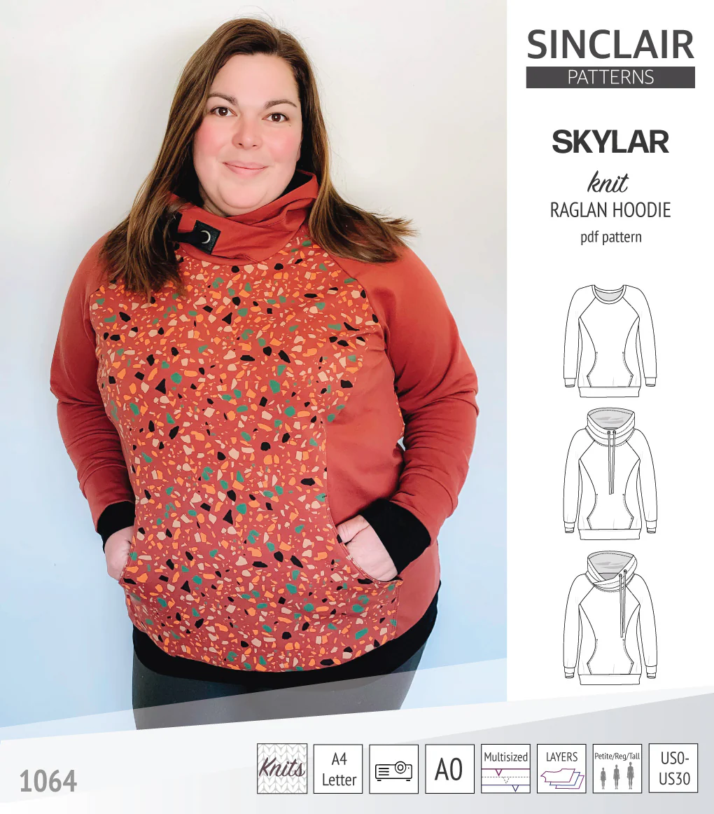Skylar knit raglan hoodie (PDF) - Image 25