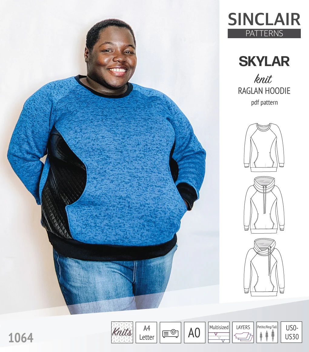 Skylar knit raglan hoodie (PDF) - Image 26