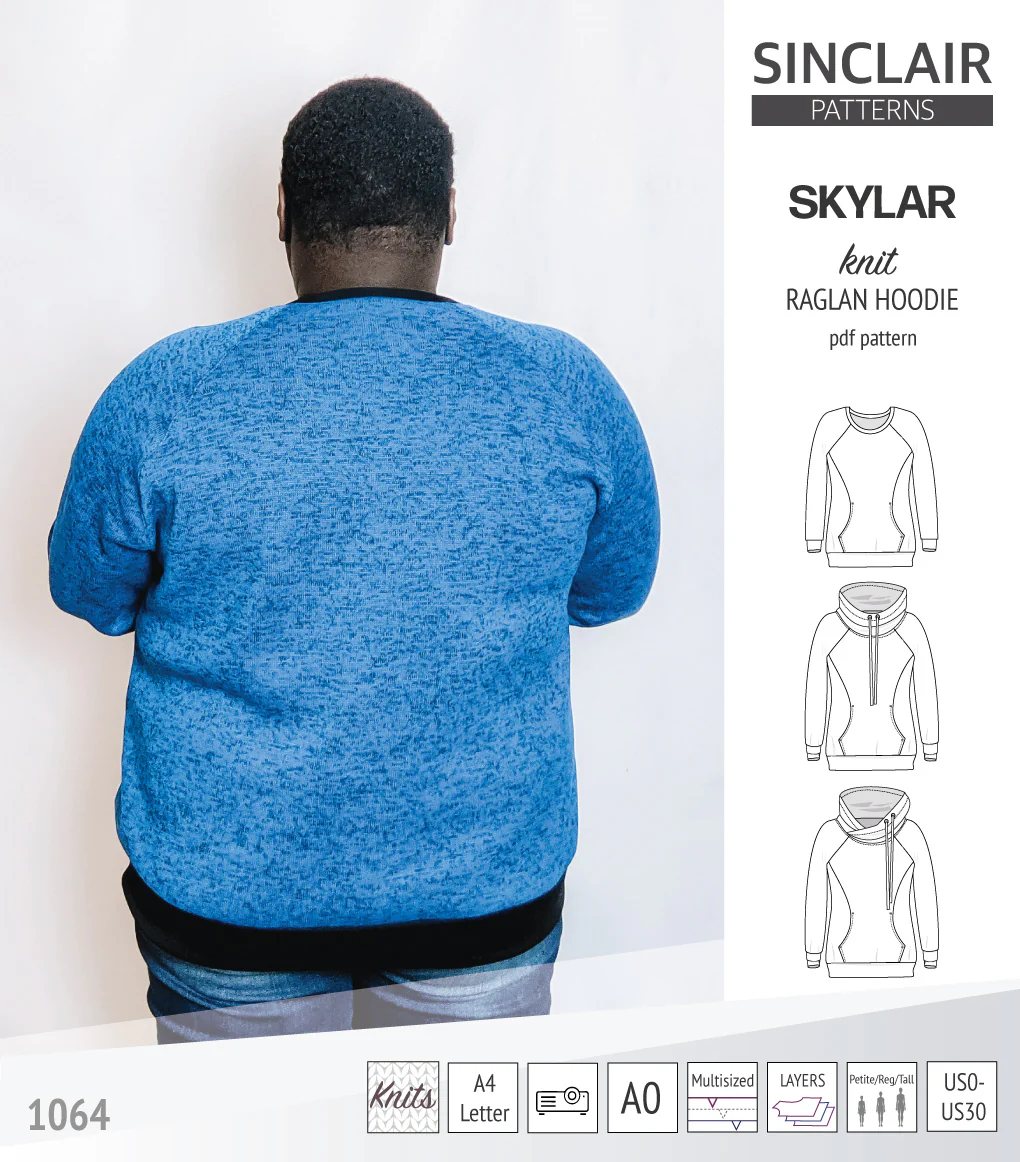 Skylar knit raglan hoodie (PDF) - Image 27