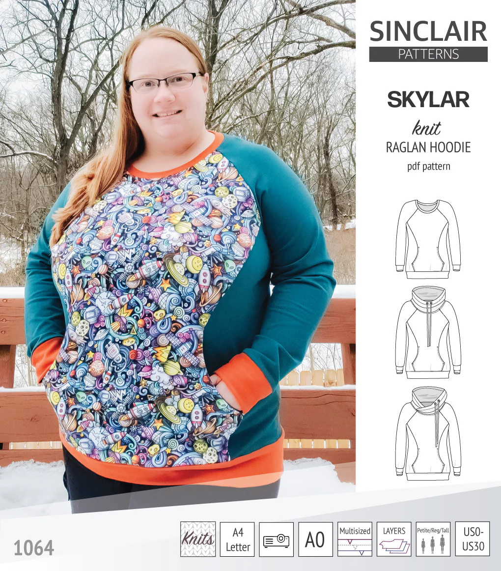 Skylar knit raglan hoodie (PDF) - Image 28