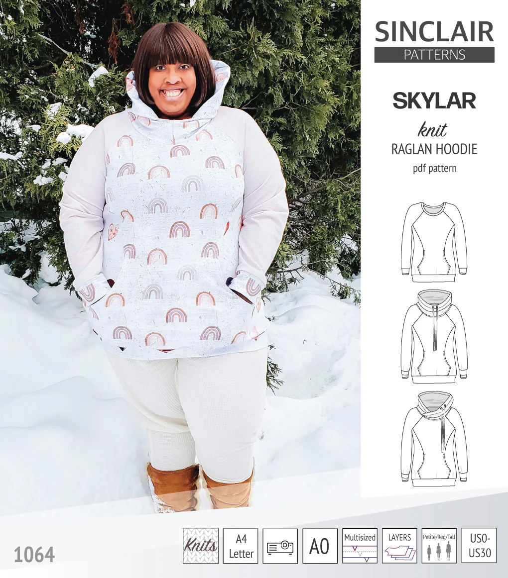 Skylar knit raglan hoodie (PDF) - Image 29