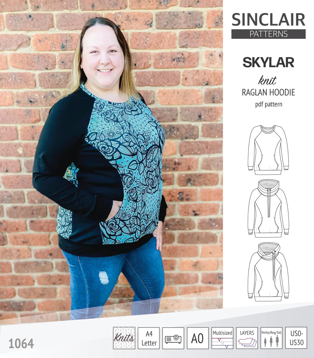 Skylar knit raglan hoodie (PDF) - Image 30