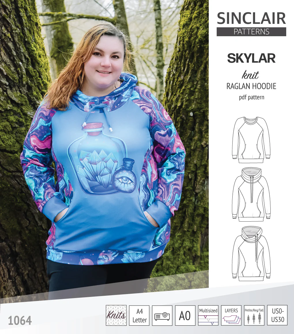 Skylar knit raglan hoodie (PDF) - Image 31