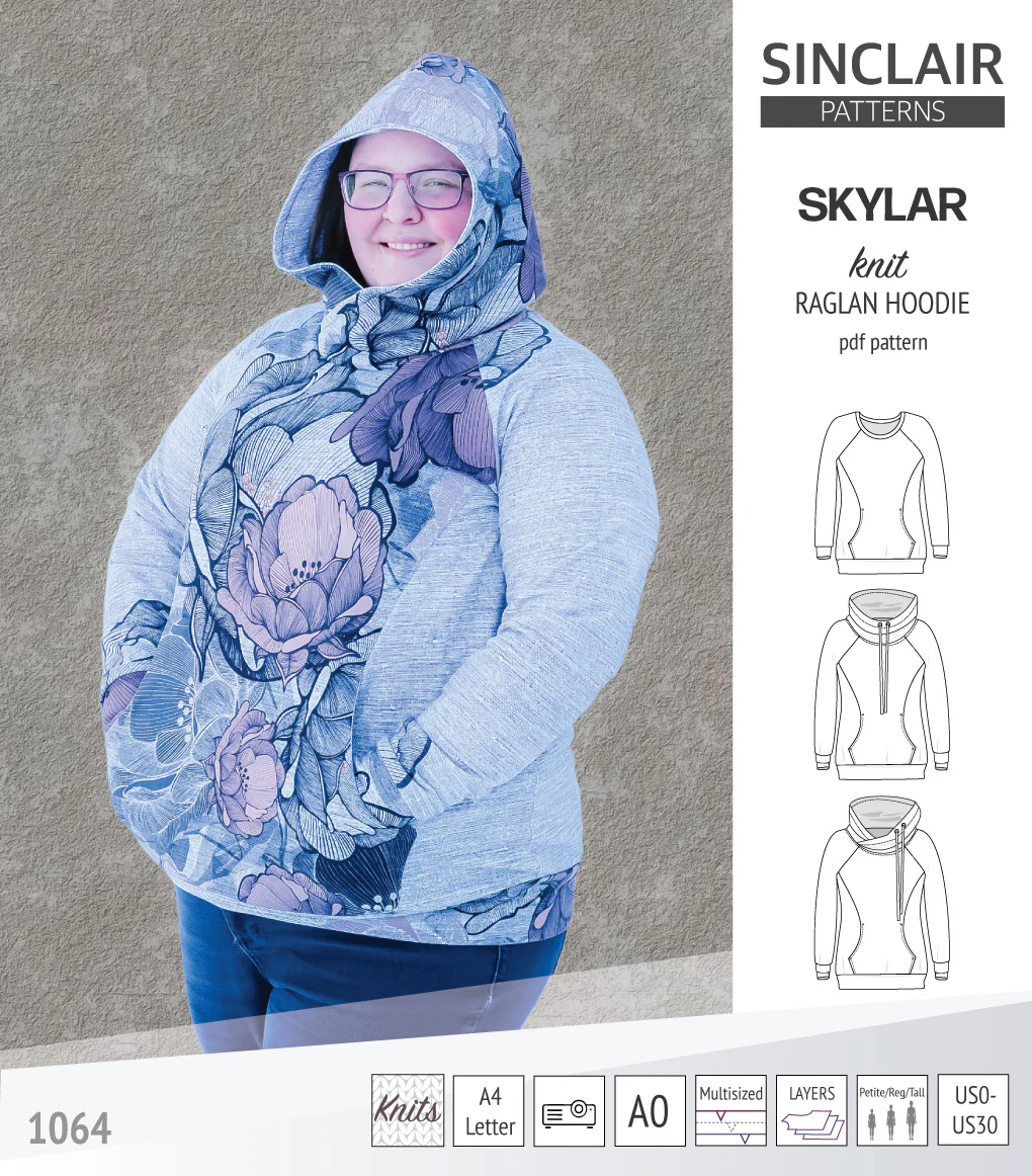 Skylar knit raglan hoodie (PDF) - Image 32