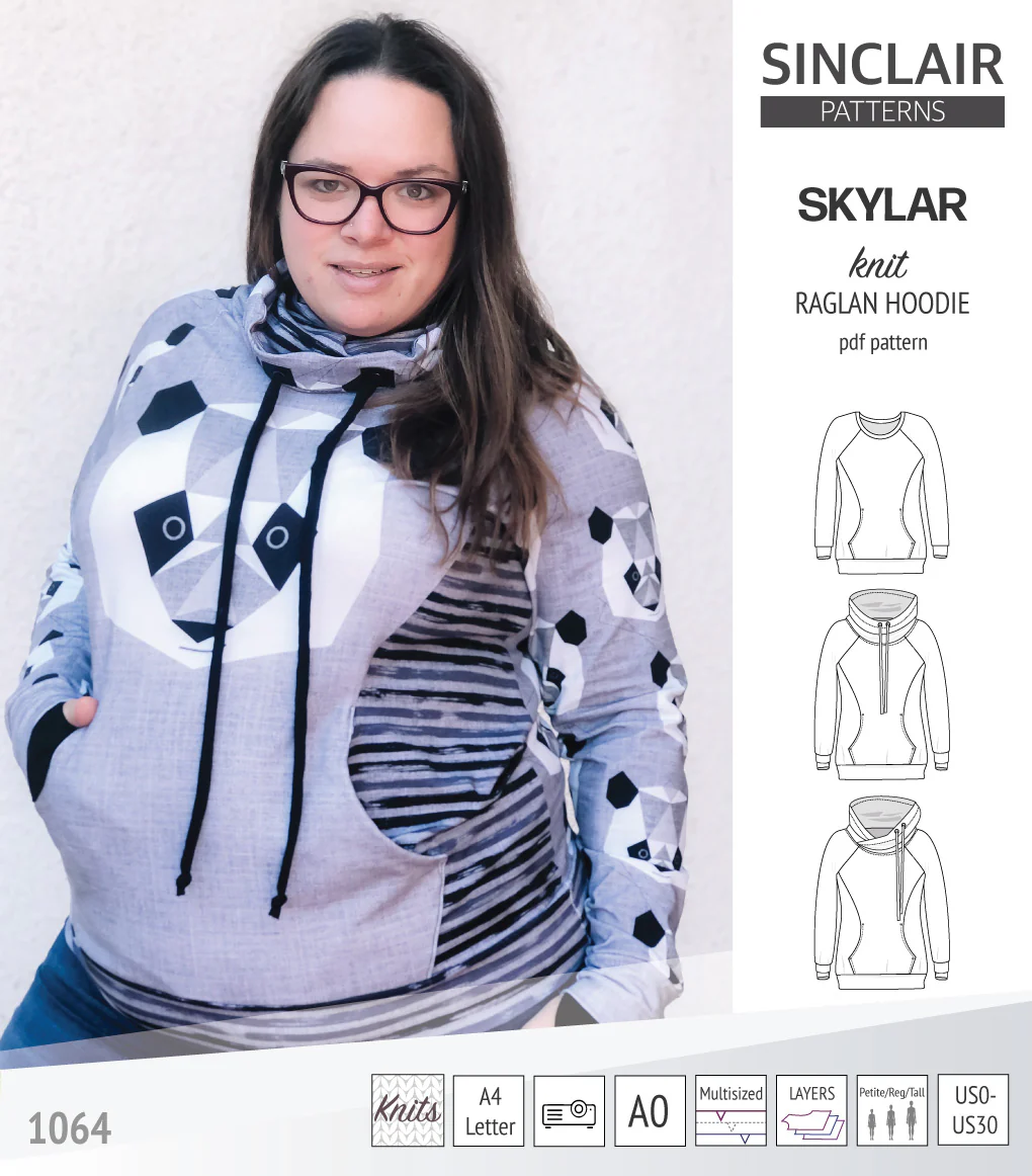 Skylar knit raglan hoodie (PDF) - Image 34