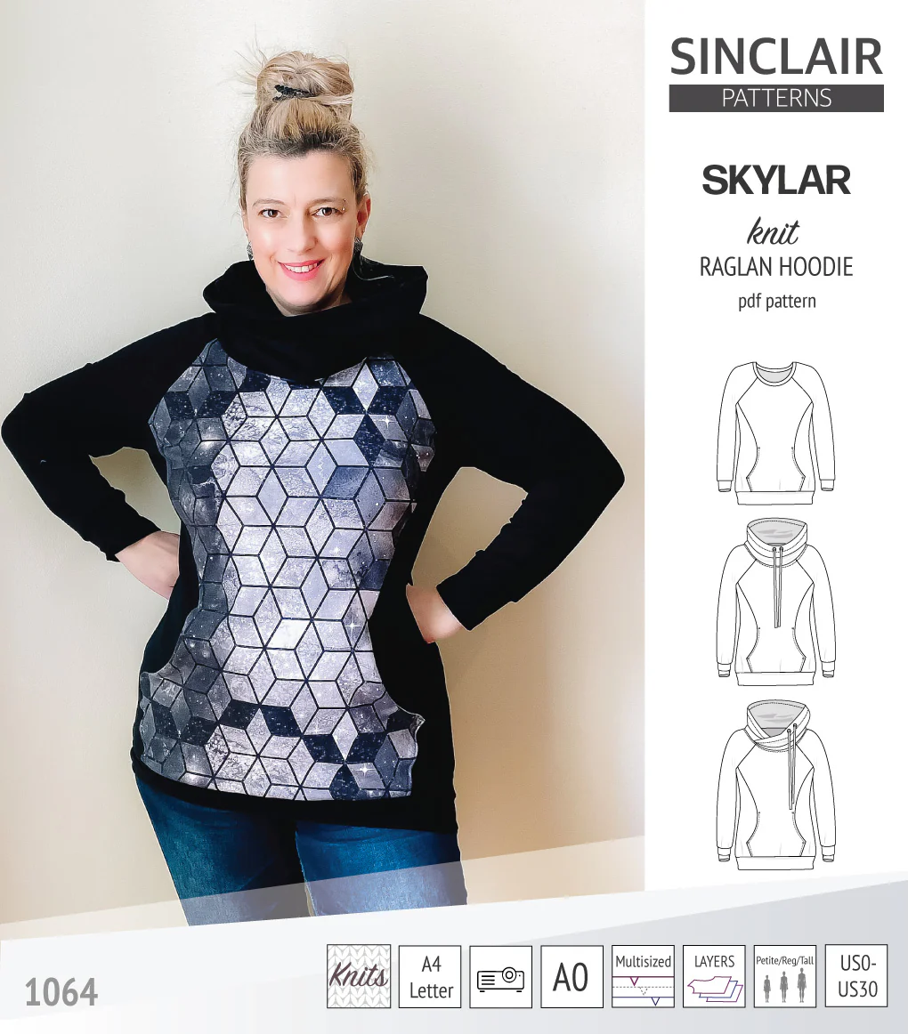 Skylar knit raglan hoodie (PDF) - Image 35