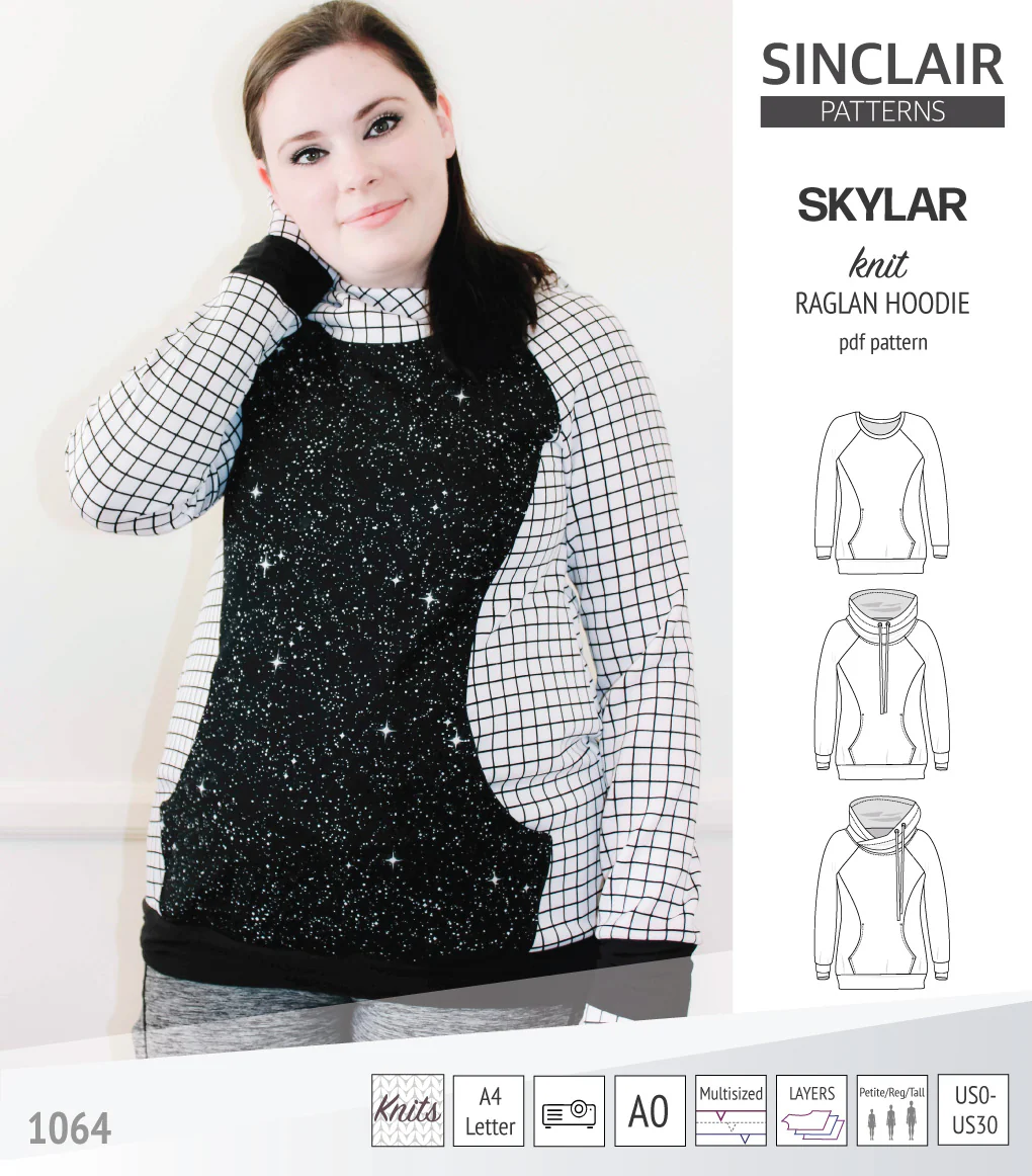 Skylar knit raglan hoodie (PDF) - Image 36