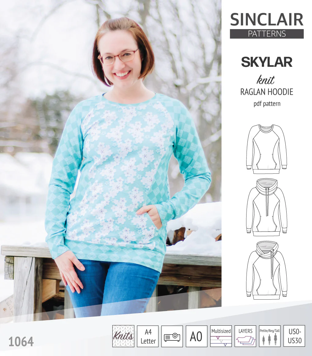 Skylar knit raglan hoodie (PDF) - Image 37