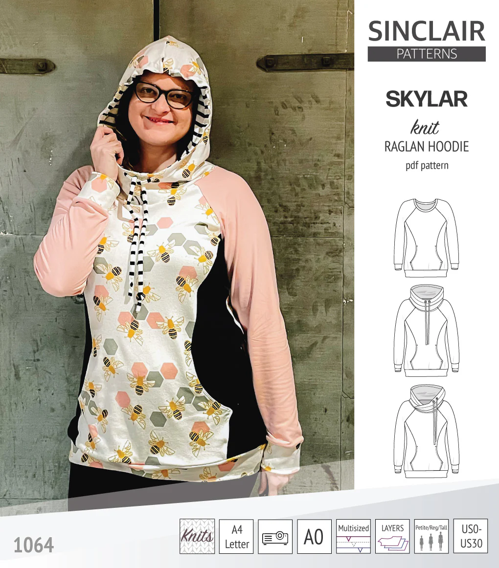Skylar knit raglan hoodie (PDF) - Image 38