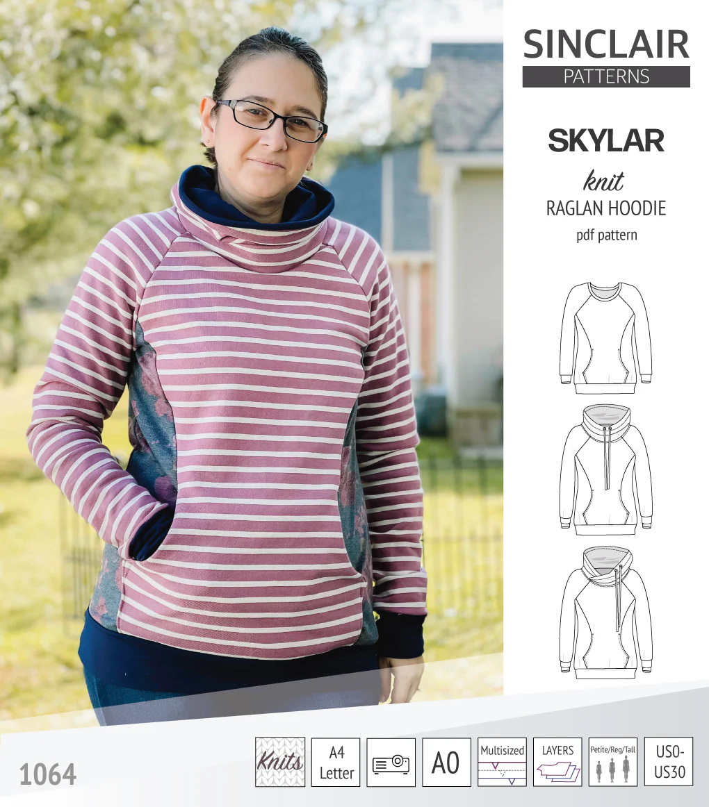 Skylar knit raglan hoodie (PDF) - Image 40