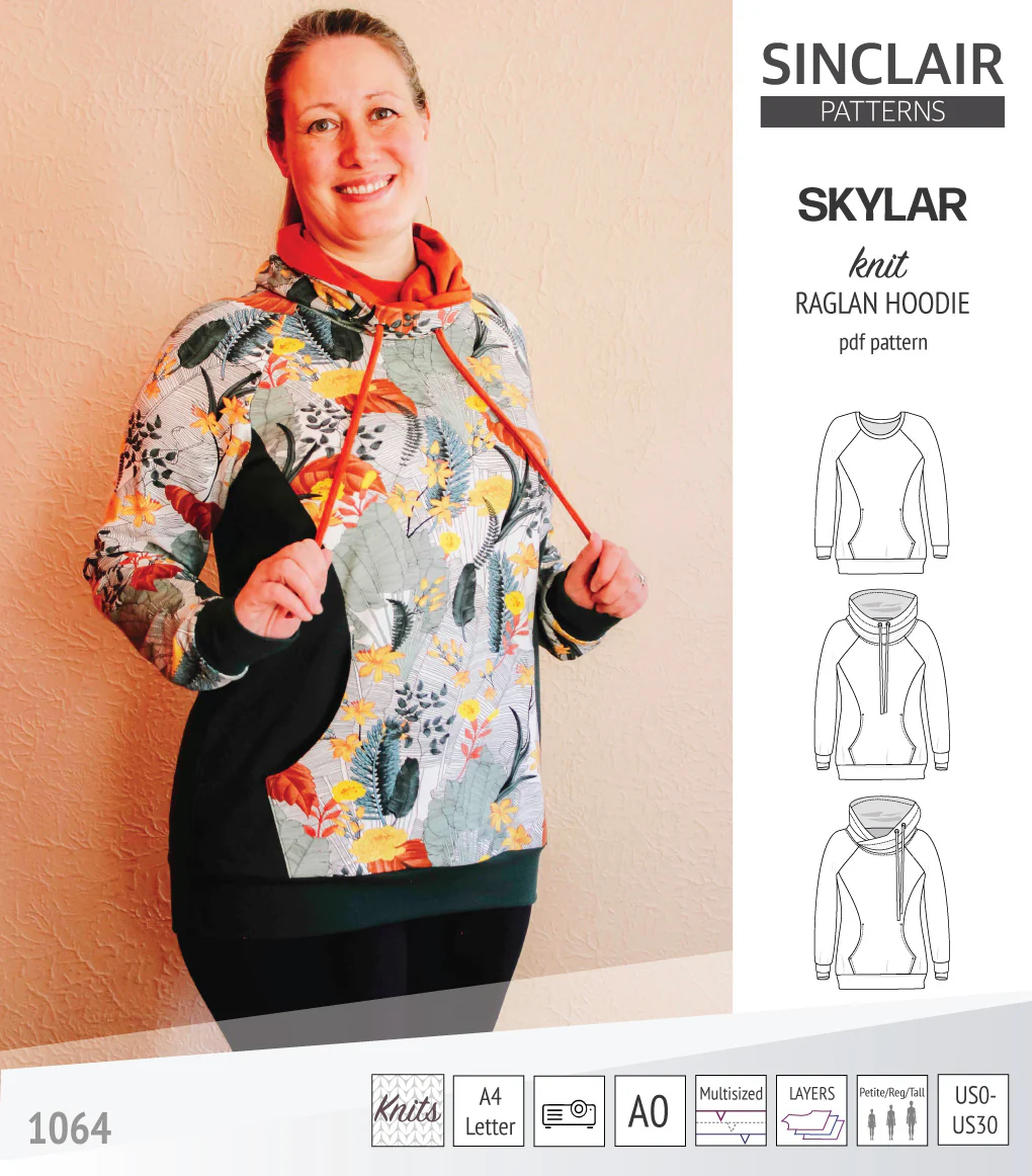 Skylar knit raglan hoodie (PDF) - Image 42