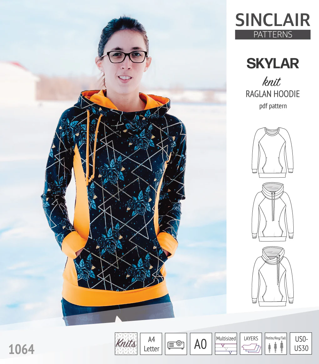 Skylar knit raglan hoodie (PDF) - Image 46