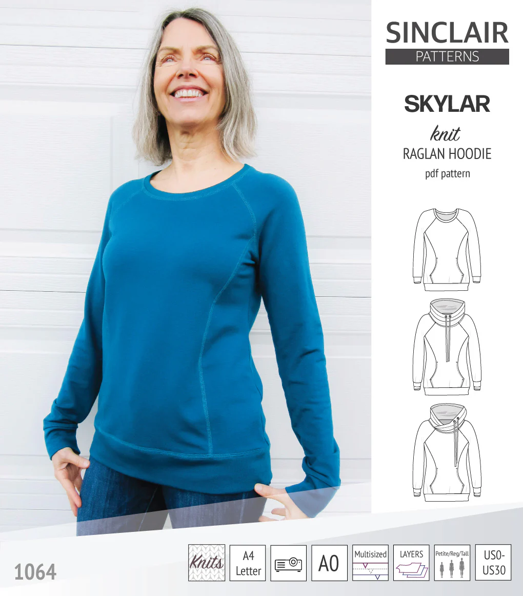 Skylar knit raglan hoodie (PDF) - Image 49