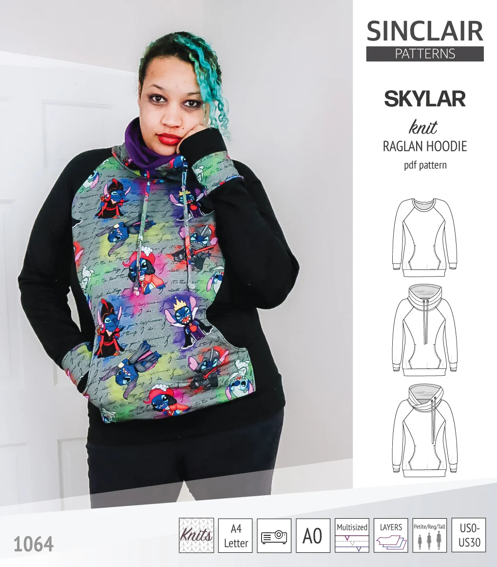 Skylar knit raglan hoodie (PDF) - Image 50