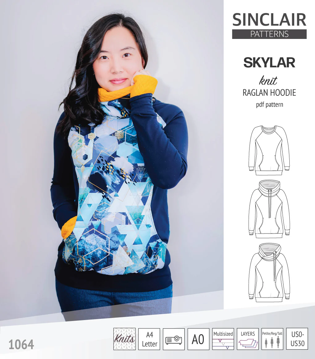 Skylar knit raglan hoodie (PDF) - Image 54