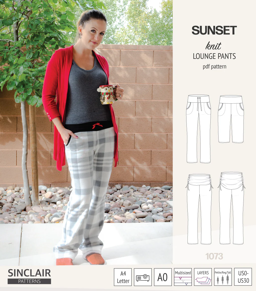 Sunset knit lounge pants (PDF) (2025 Updated) - Image 10