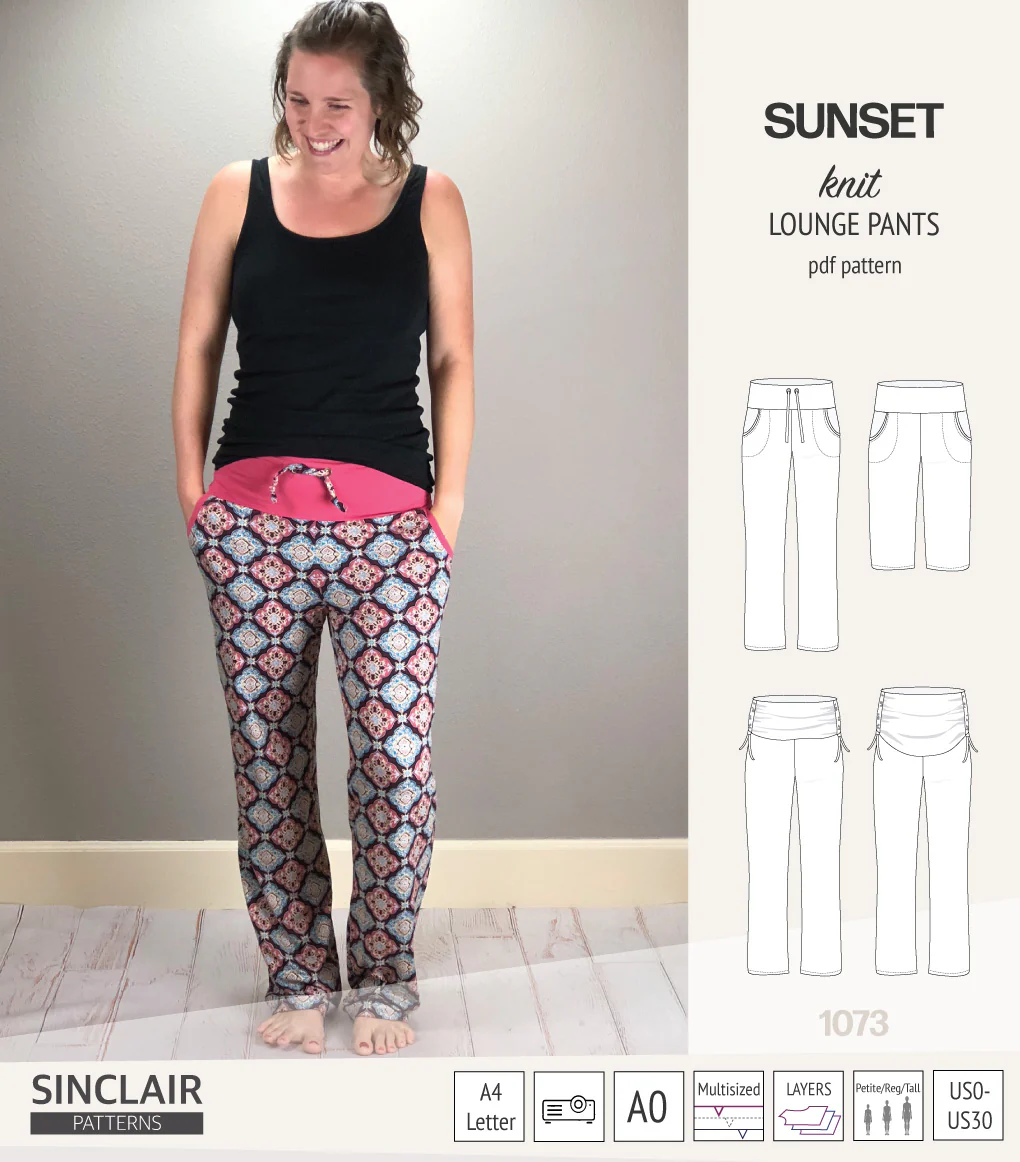 Sunset knit lounge pants (PDF) (2025 Updated) - Image 11