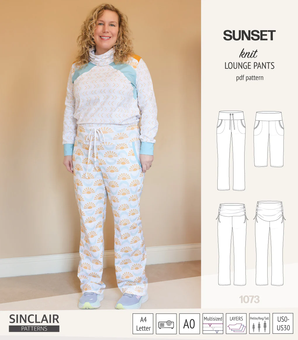 Sunset knit lounge pants (PDF) (2025 Updated) - Image 13