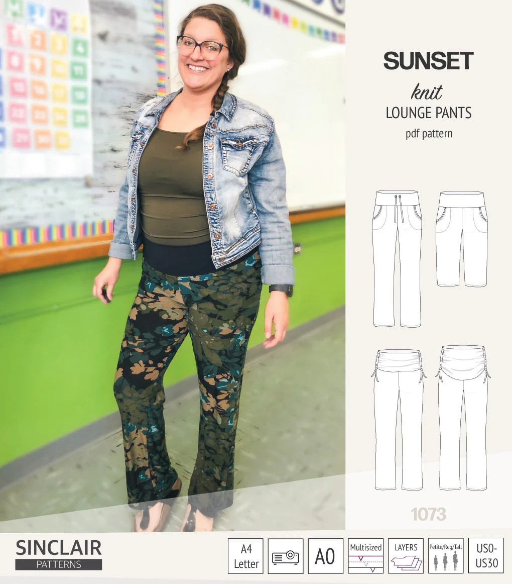 Sunset knit lounge pants (PDF) (2025 Updated) - Image 14