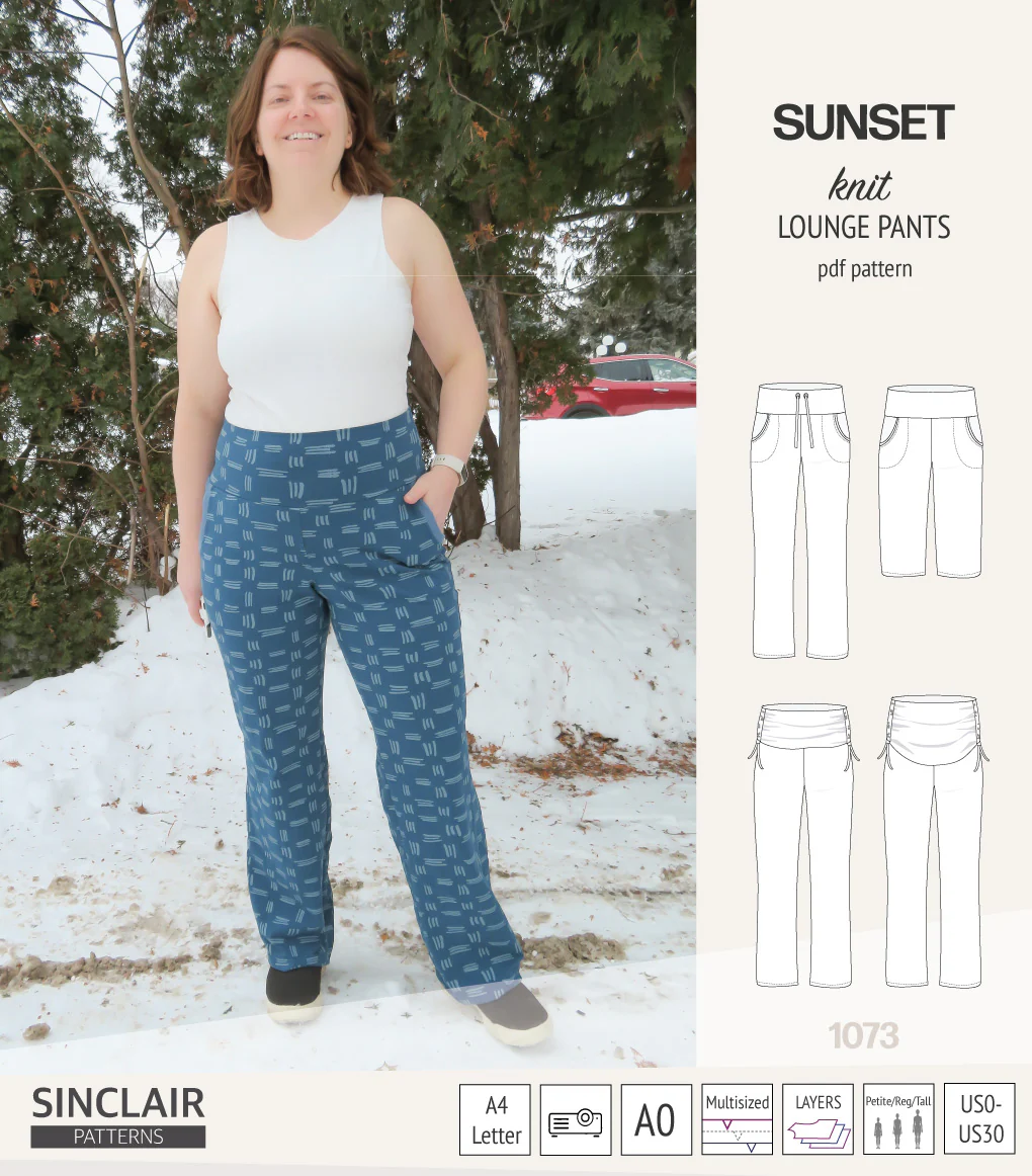 Sunset knit lounge pants (PDF) (2025 Updated) - Image 15