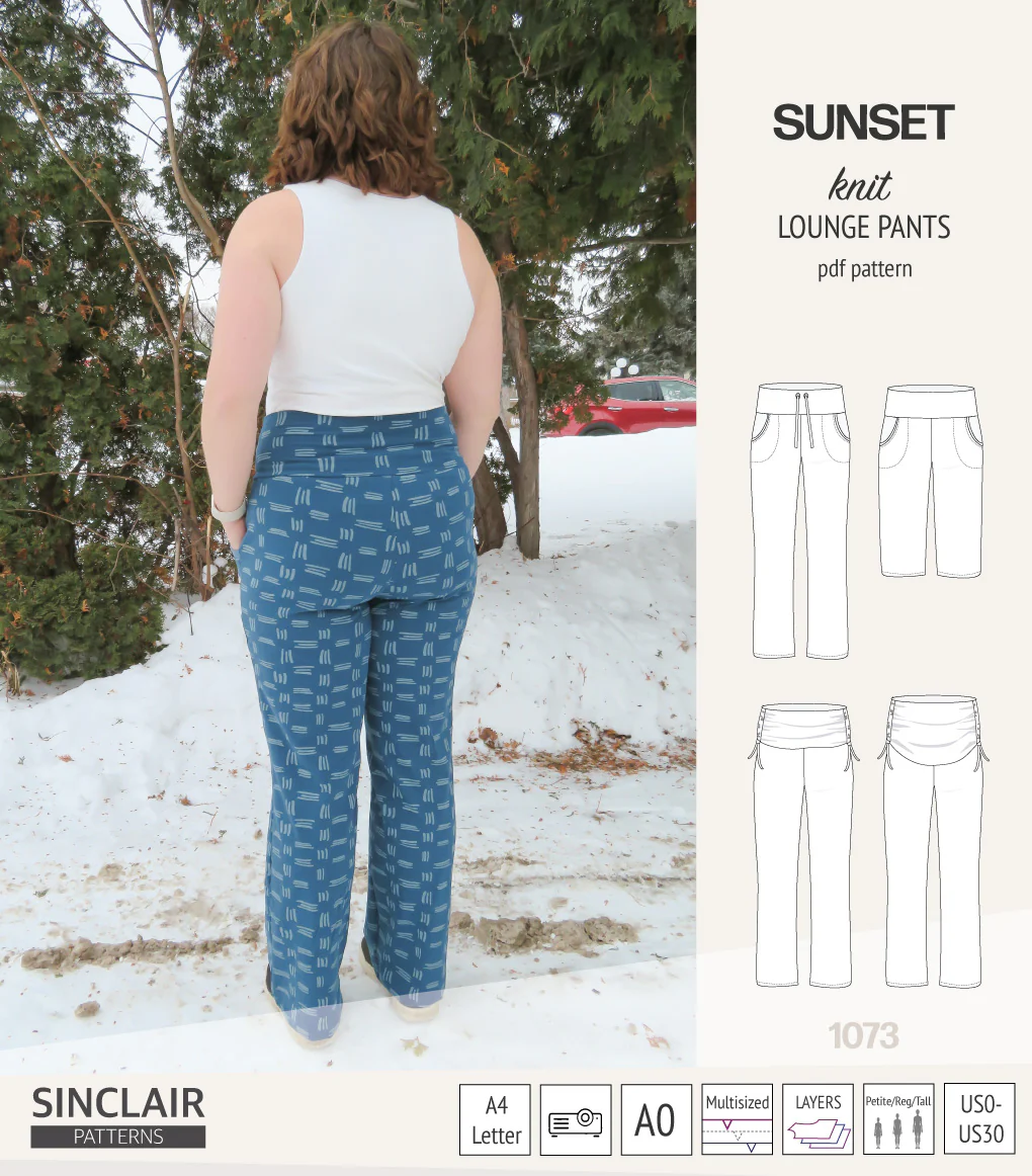 Sunset knit lounge pants (PDF) (2025 Updated) - Image 16