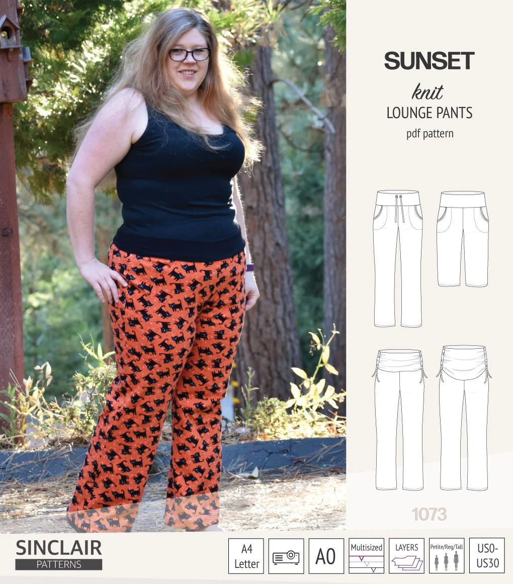 Sunset knit lounge pants (PDF) (2025 Updated) - Image 17