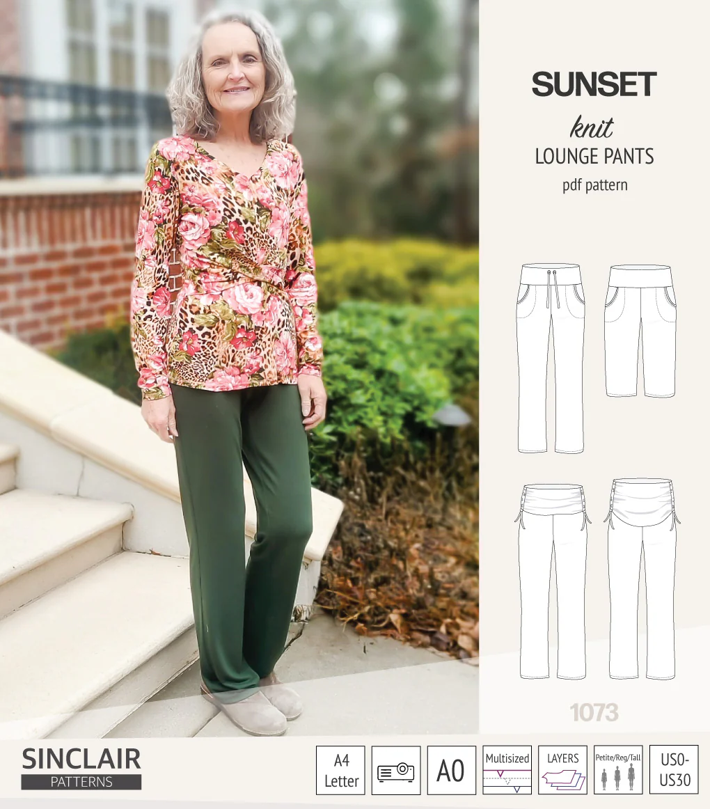 Sunset knit lounge pants (PDF) (2025 Updated) - Image 18