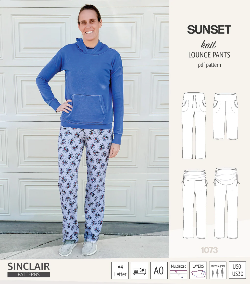 Sunset knit lounge pants (PDF) (2025 Updated) - Image 19