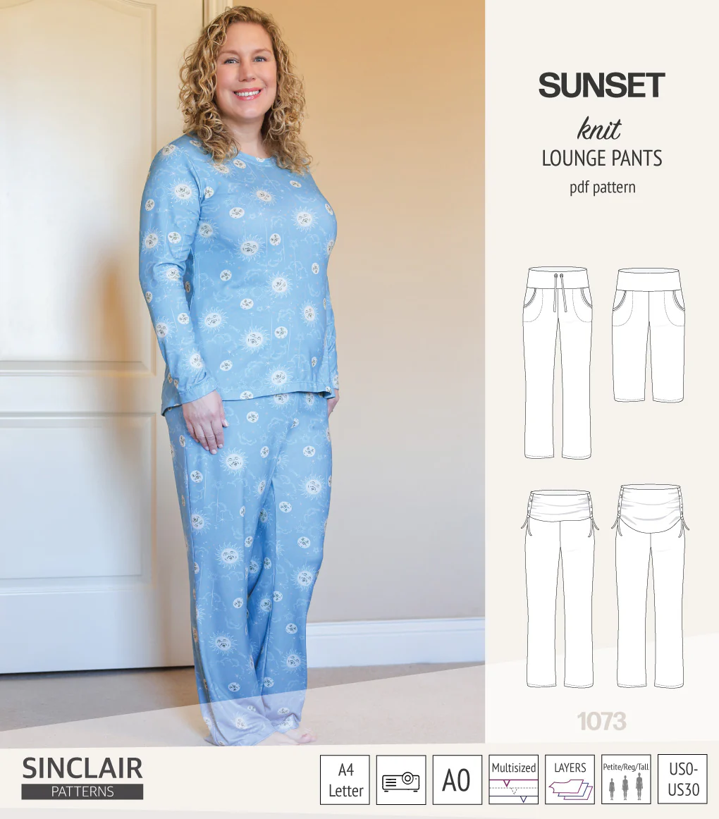 Sunset knit lounge pants (PDF) (2025 Updated) - Image 20