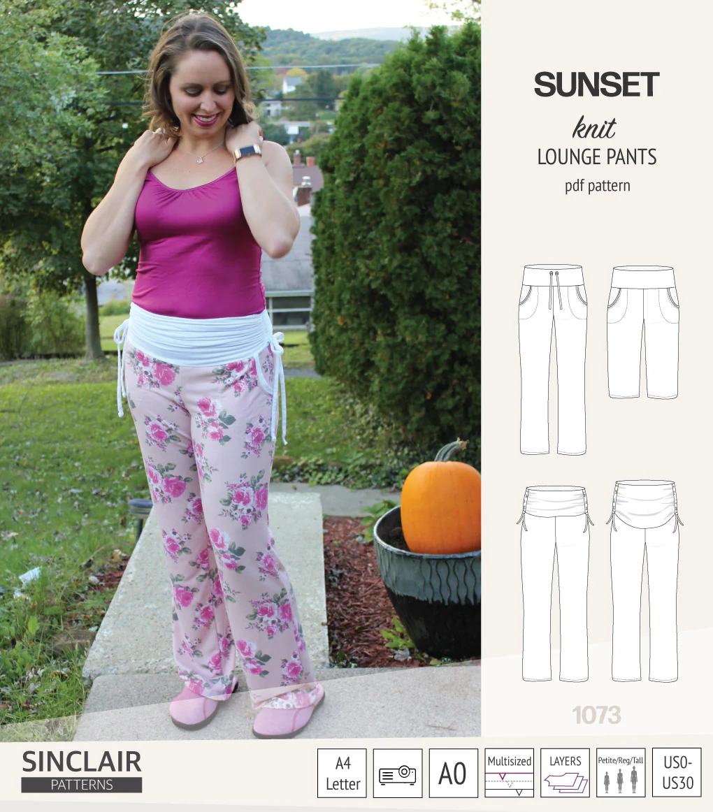 Sunset knit lounge pants (PDF) (2025 Updated) - Image 21