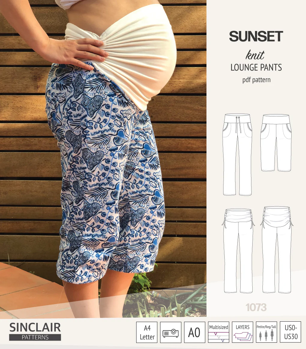 Sunset knit lounge pants (PDF) (2025 Updated) - Image 22