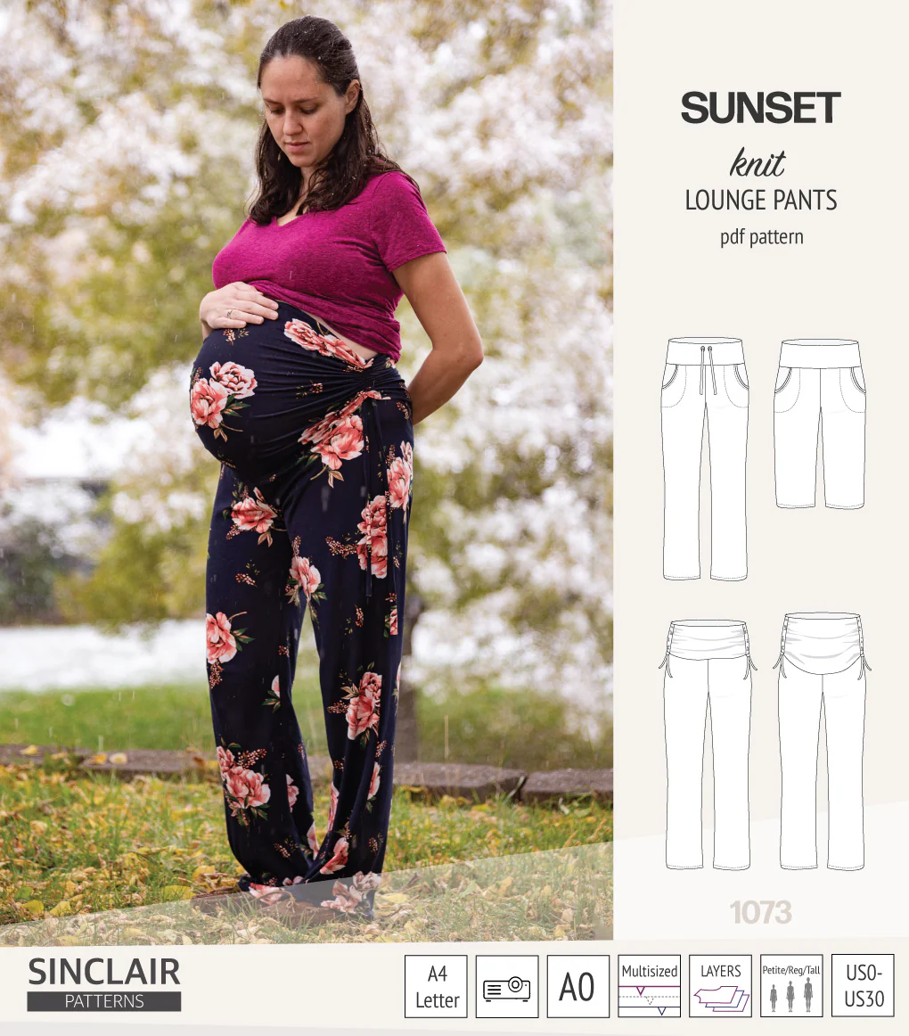 Sunset knit lounge pants (PDF) (2025 Updated) - Image 23