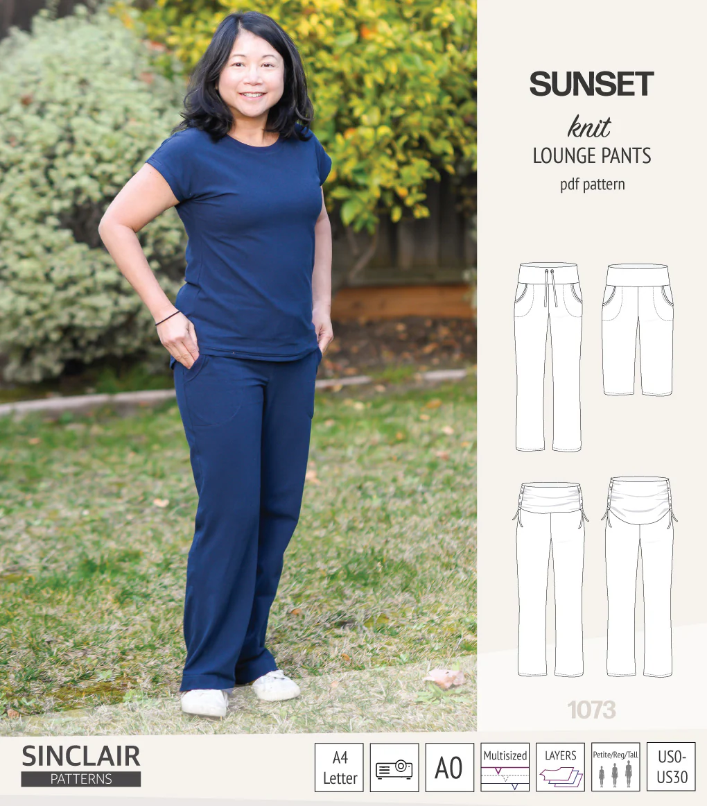 Sunset knit lounge pants (PDF) (2025 Updated) - Image 5