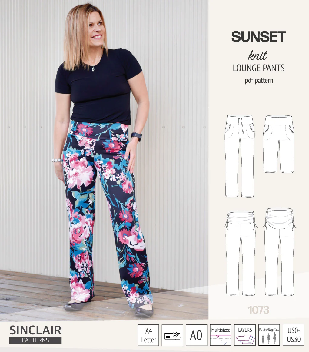 Sunset knit lounge pants (PDF) (2025 Updated) - Image 6