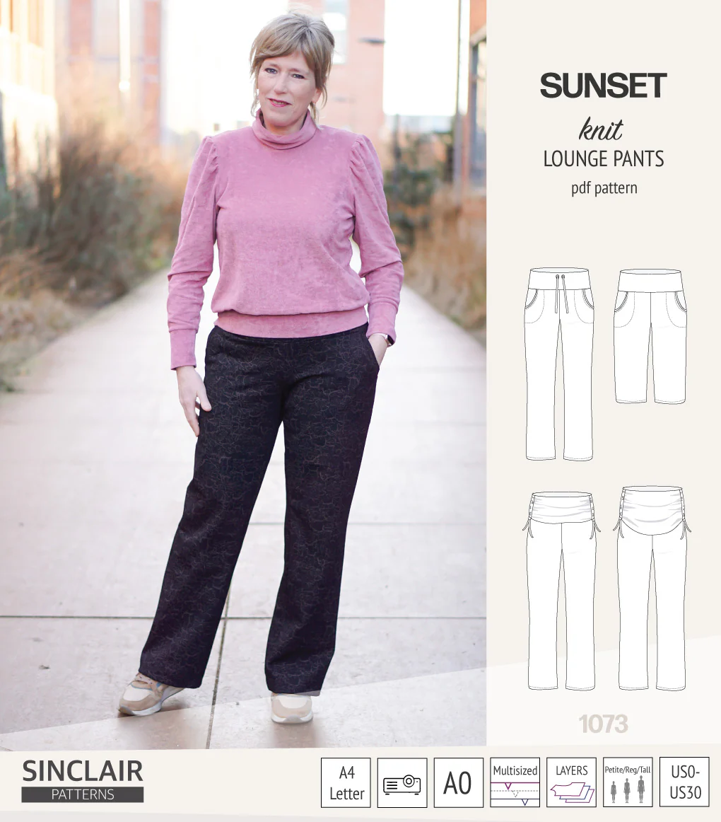 Sunset knit lounge pants (PDF) (2025 Updated) - Image 7