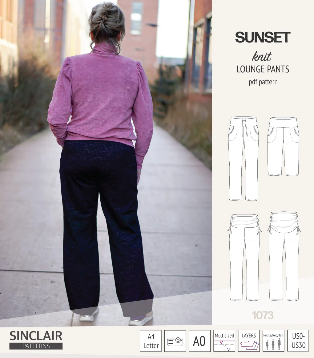 Sunset knit lounge pants (PDF) (2025 Updated) - Image 8