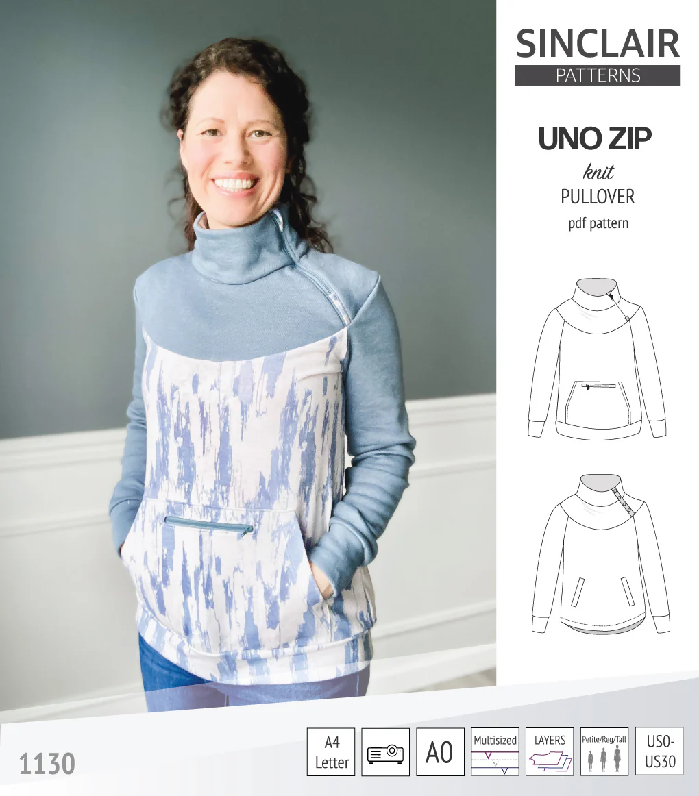 Uno zip pullover (PDF) - Image 12