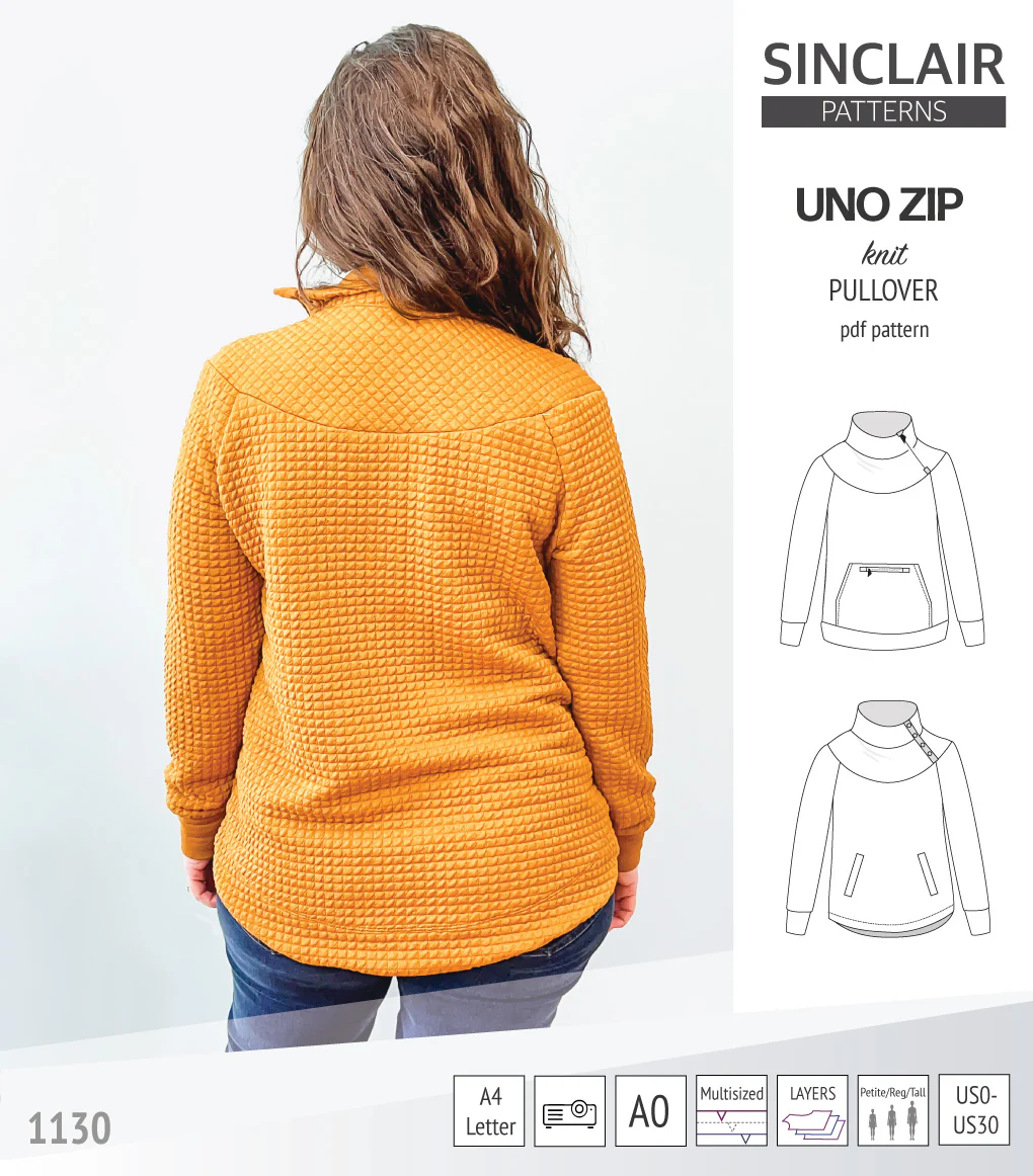 Uno zip pullover (PDF) - Image 7