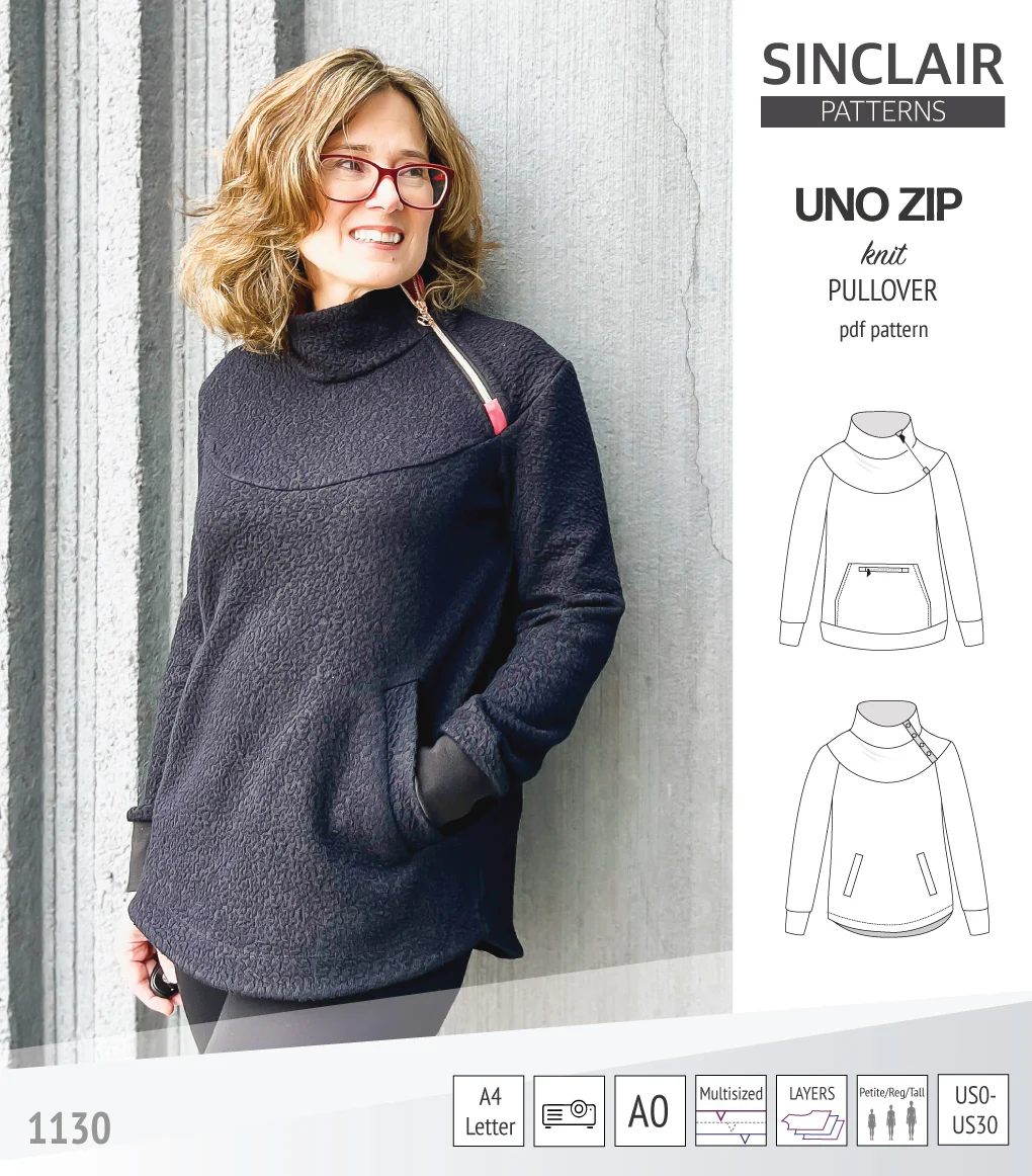 Uno zip pullover (PDF) - Image 9