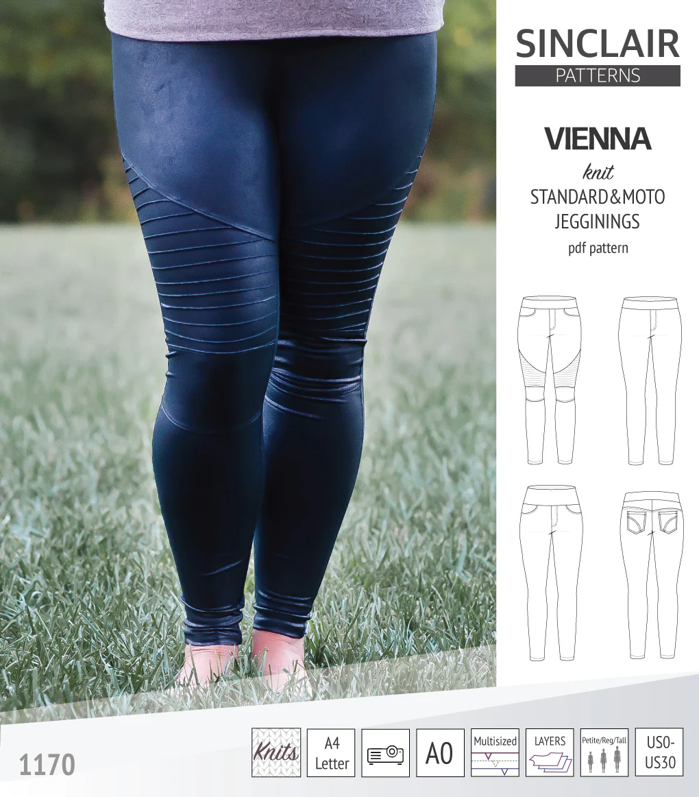 Vienna knit jeggings with moto patch option (PDF) - Image 10