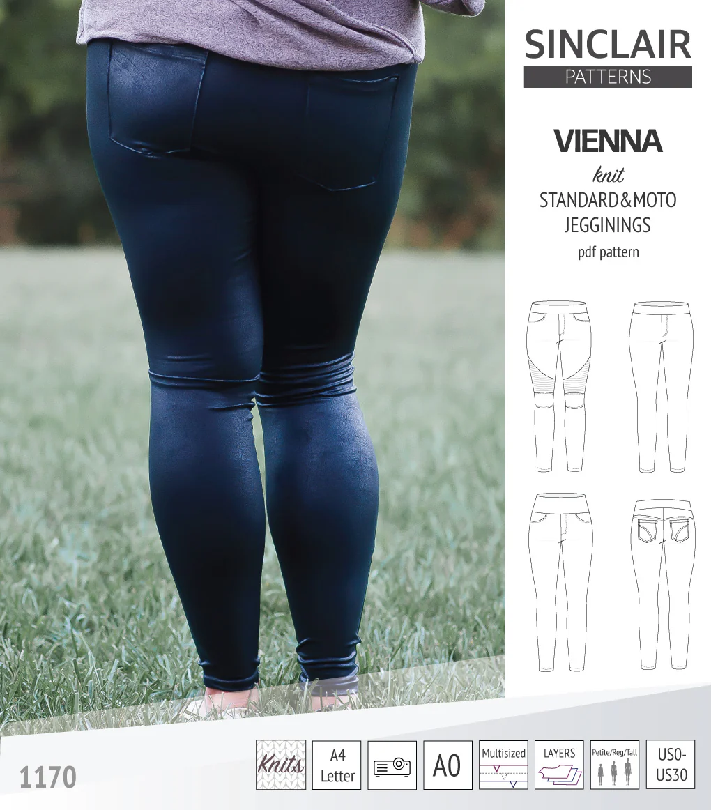 Vienna knit jeggings with moto patch option (PDF) - Image 11